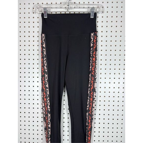 Beach Riot Sport Jade Leggings Black Leopard High Rise Active size M - Picture 4 of 8